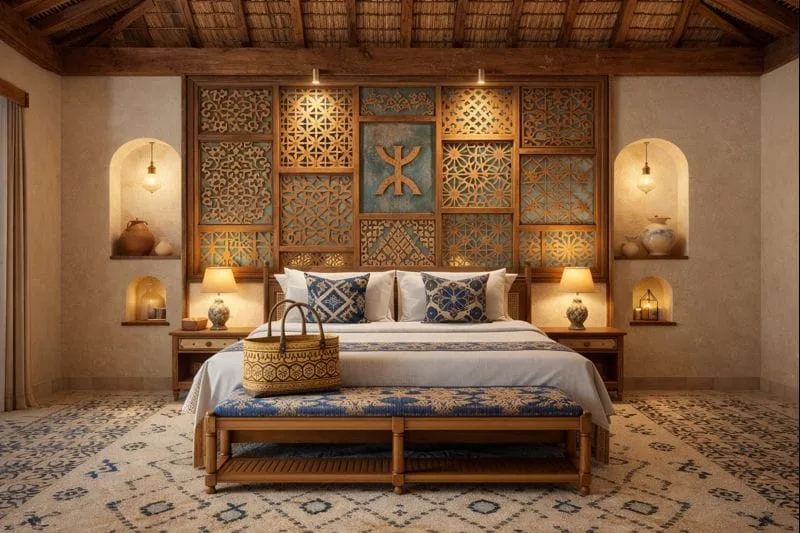 Suite Parentale — AMANAR Surf Retreat, Tamraght — 3D rendering